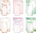 30 Stationery Writing Paper with 18 Self Adhesive Envelopes, Stationary Set for Writing Letters, Cute Stick Stationary Set, 6 Unique Designs, Double Sided Printing (48)