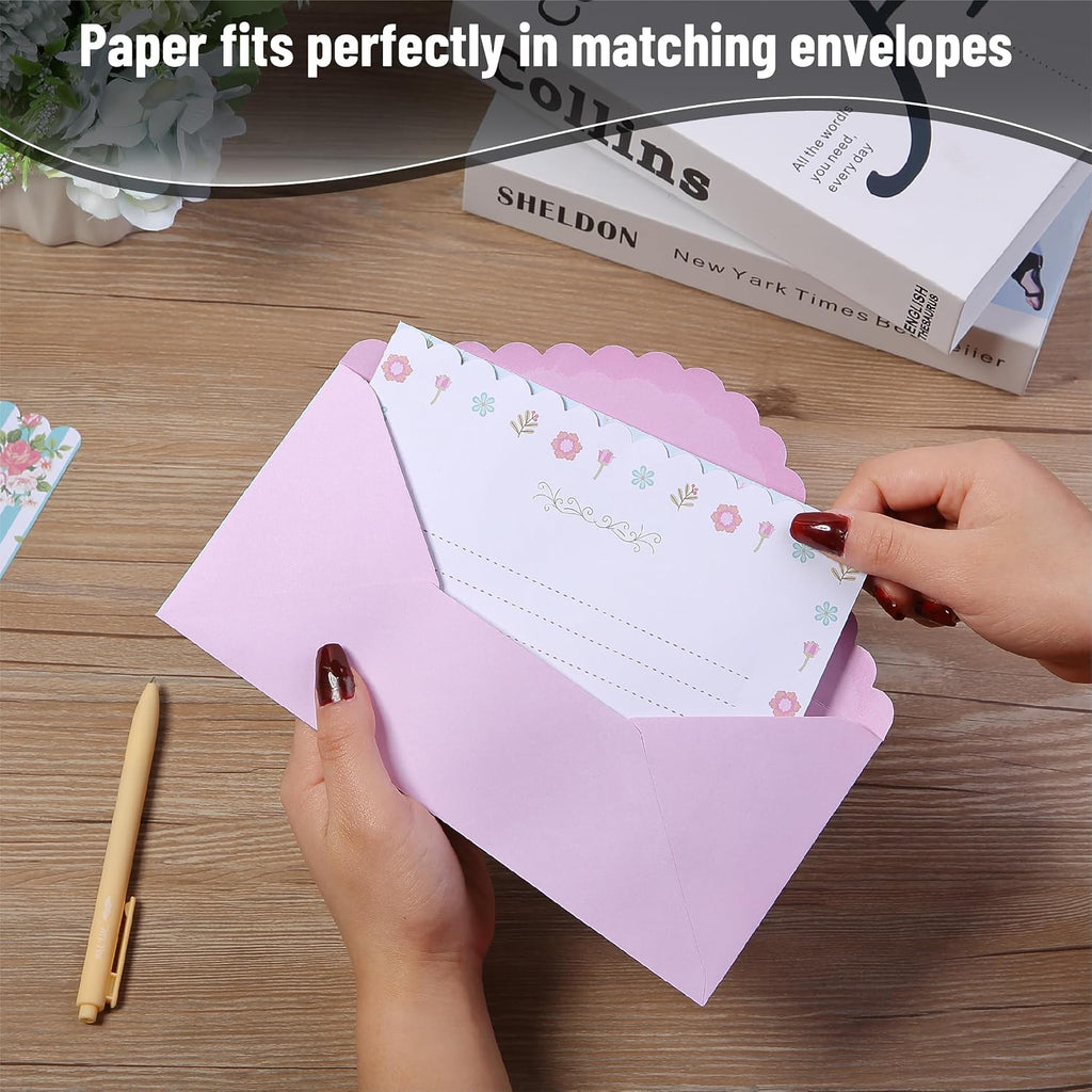 Mr. Pen- Stationery Writing Paper Set with Envelopes, 7.5" x 10.2"