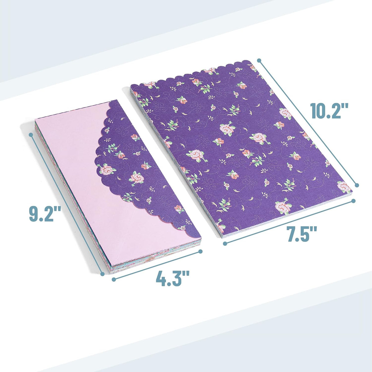 Mr. Pen- Stationery Writing Paper Set with Envelopes, 7.5" x 10.2"